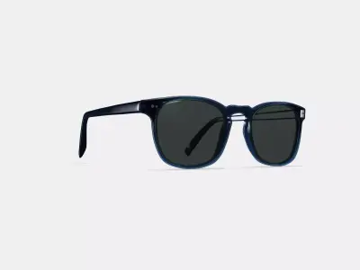 Elio Sunglasses in Inlet Crystal 3D model