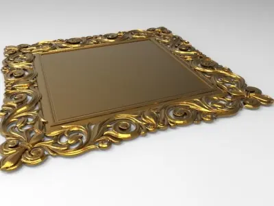 carved frame  3D model order