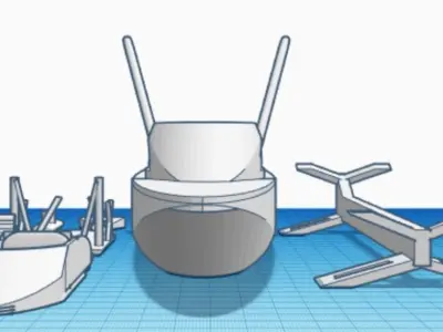 Fishing Charters 48ft Viking Ship 3D print model