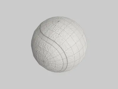 Tennis Ball Classic Standard Low-poly 3D model