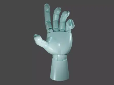 Snap and Play The Articulated Hand Decorative Holder 3D print model
