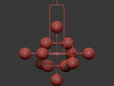 TECH Lighting Viaggio Chandelier 3D model
