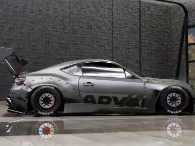 Custom Subaru BRZ  3D model