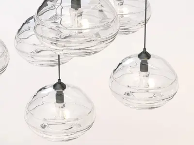 John Pomps Handcrafted Luxury Edison Bulb Light pendant  3D model