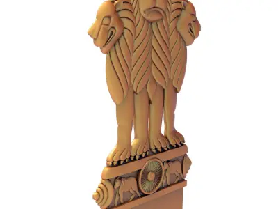 Column Capital 3D Model 3D model