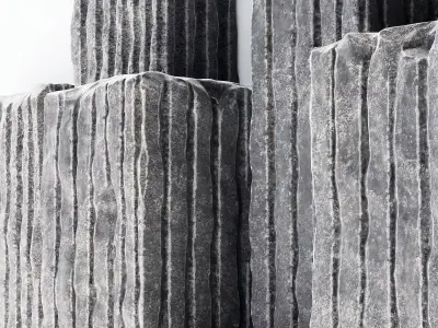 Slab decor hole facture n1 3D model