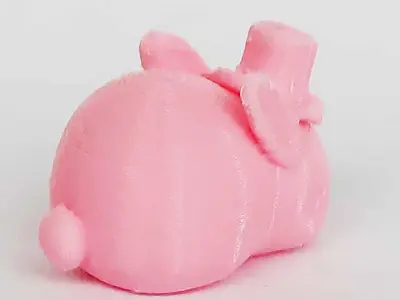 Cute Magic Bunny  3D print model