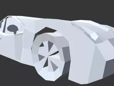 Sp22Car car Low-poly 3D model