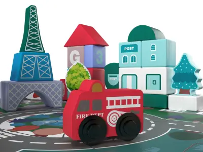 Building Blocks 3D model