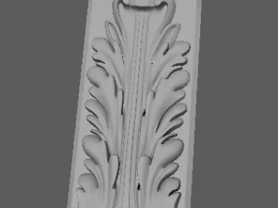 Decor for furniture 3D model 8