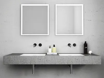 Bathroom furniture set ME by Starck Duravit  3D model