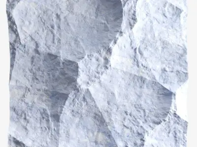 488-RockPanel piece of rock 3D model