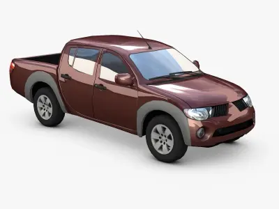 l200 fbx toyota pickup truck 3D model