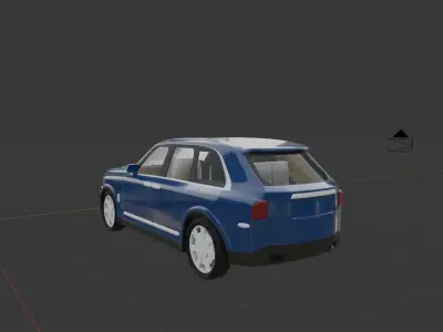suv car Low-poly 3D model