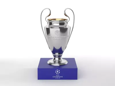Champions League Trophy 3D model