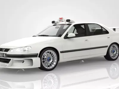 Peugeot 406 Taxi 2 3D model