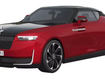 Droptail La Rose luxury coupe 3D model