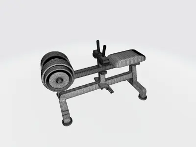 Gastrocnemius muscle trainer 3D print model