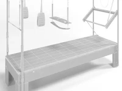 Pilates Bed 3D model