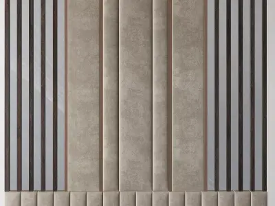 Wall Panel 3d model Low-poly 3D model 10