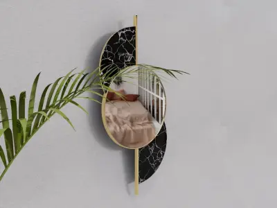 Marble Design Mirror 3D 3D model