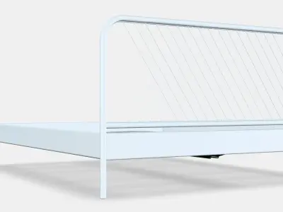 NESTTUN Bed frame 3 Low-poly 3D model