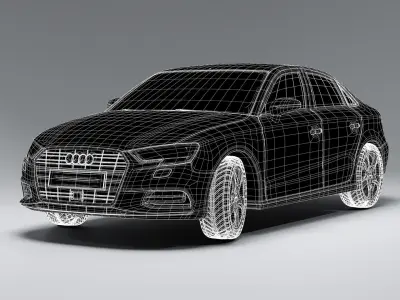 Audi A3 Sedan Berline 3D model