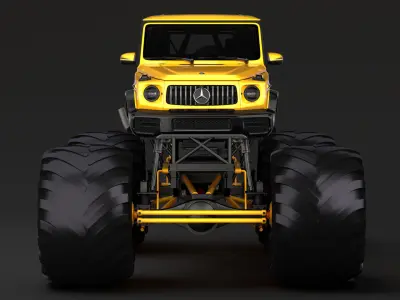 Monster Truck Mercedes AMG G 65 3D model