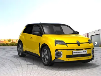 Renault 5 E- tech 2024 3D model