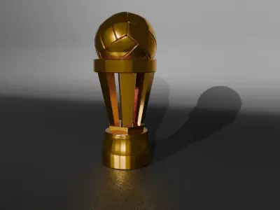 Voleyball Trophy 3D model