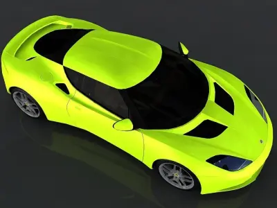 Lotus Evora Low-poly 3D model