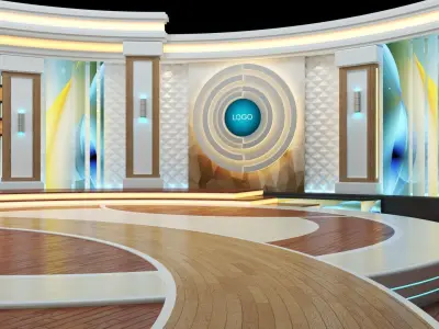 Virtual TV Studio  3D model