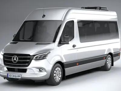 Mercedes-Benz Sprinter Passenger L3H2 2025 3D model