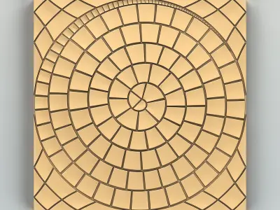 Wall panel 034 3D model