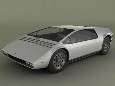 Bizzarini Manta Concept 3D model