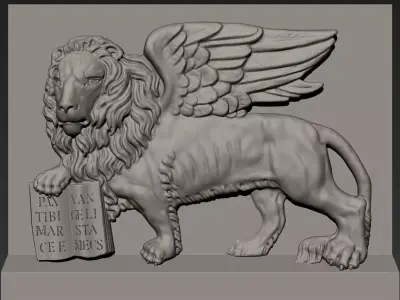 Lion of Saint Mark 3D model