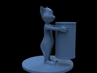 pencil holder tom 3D print model