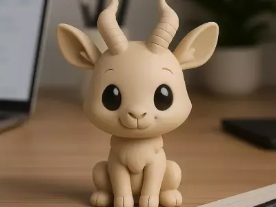 Antelope - Kawaii Animals Collection 3D print model