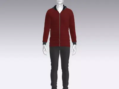Sport Suit Low-poly 3D model 31