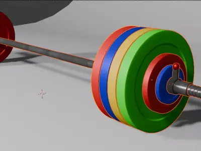 DUMBBELL BAR  3D model