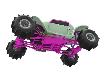 Formula Off Road Version 2 Scale 1 to 25 3D print model