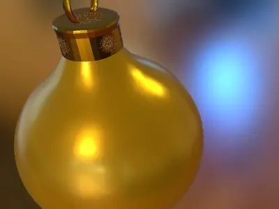 Christmas Ornament - PBR Free 3D model