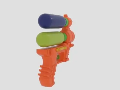  6-Inch Water Guns  3D model