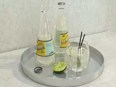Decorative set Lemonade 3D model