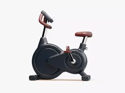Exercise Bike 3D model
