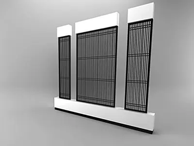 3D Decoration wall panels Room Divider Free Free low-poly 3D model