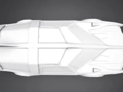 Spectrum Patrol Car Scale 3D print model