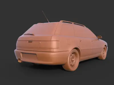 Audi 80 SW 3D print model