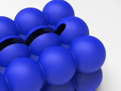 Cloud Tissue Box   Bubble Tissue Holder 3D print model