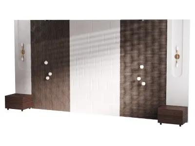 Decorative Wall panel  72 3D model